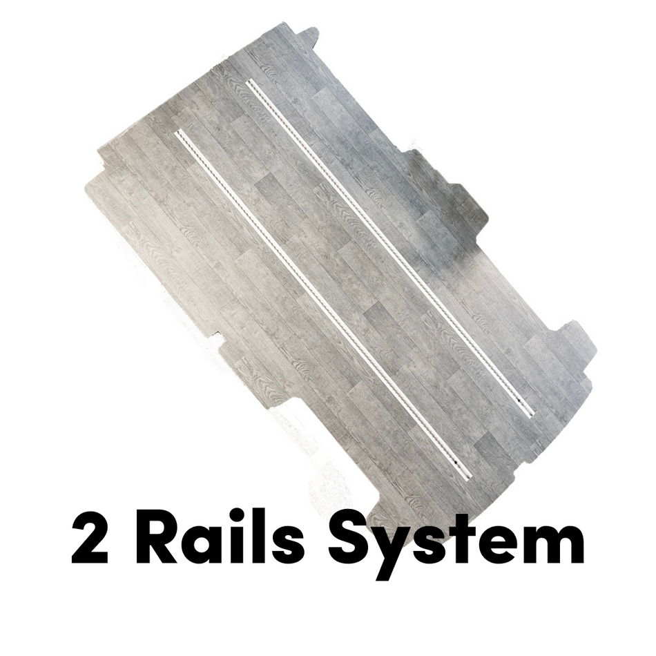 Mobiframe Rail Floor with 2 Rails for Fiat Ducato / Peugeot Boxer / Citroën Relay