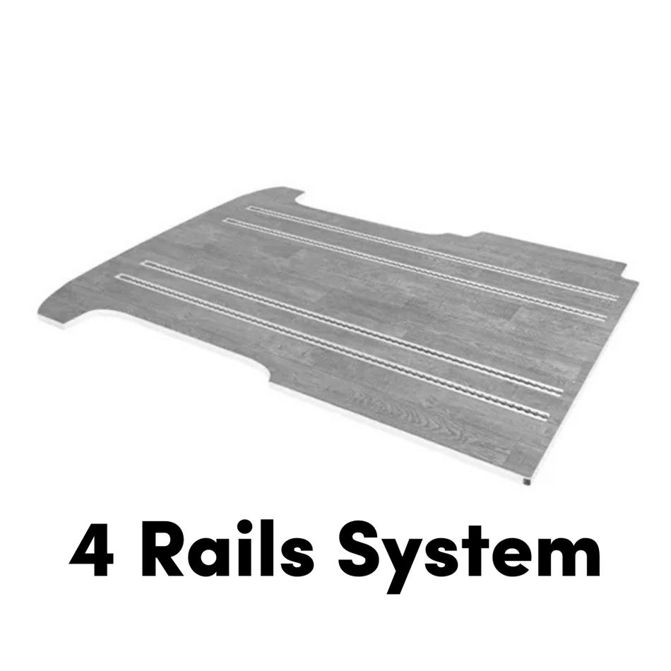 Ford Transit Custom Mobiframe 4 Rails Rail Floor