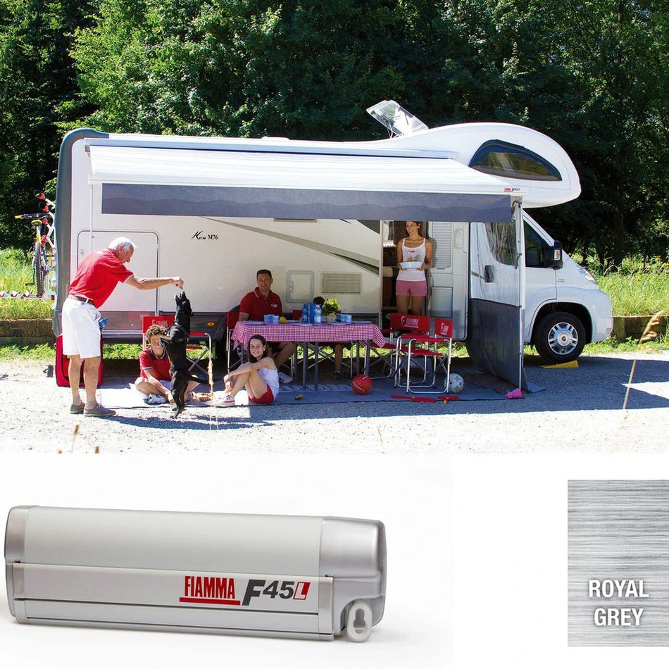 Fiamma Titanium F45L550 Awning Royal Grey Fabric
