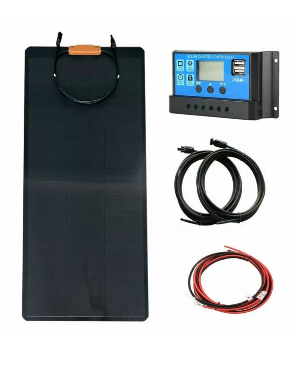 160W Ultralight Semi-Flexible Solar Panel Kit