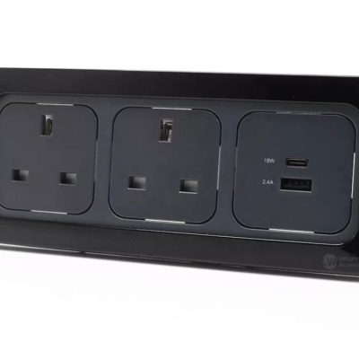 C-Line 230v 240v 13a Mains Electric Hook Up Socket Motorhome