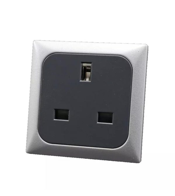 C-Line 13amp 3 Pin UK Mains Socket Outlet Fits CBE Caravan Motorhome - Image 3