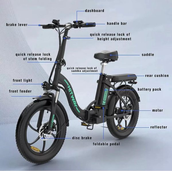 HITWAY BK6 S 250W ELECTRIC BIKE - Image 2