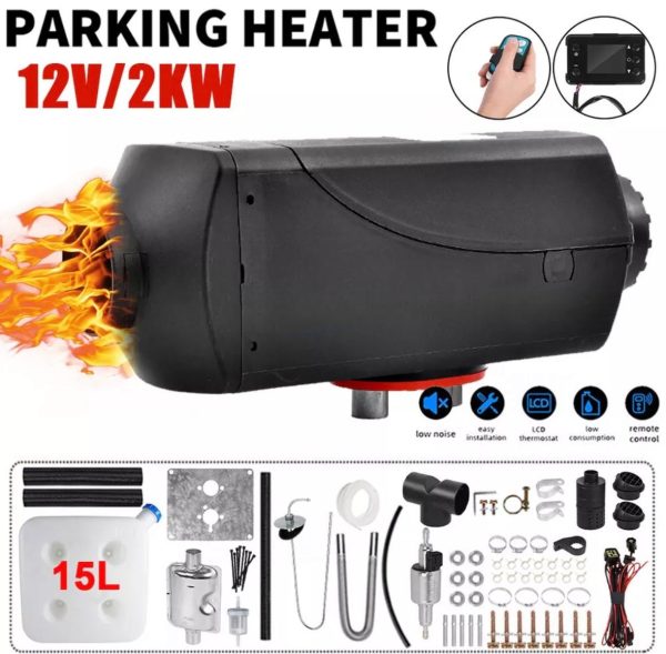 Air Diesel Heater 2KW 5KW 8KW For Car Truck Motorhomes Night Parking LCD Display - Image 2