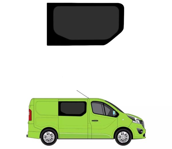 Traffic Talento Vivaro Driver Side Fixed Tinted Window, Vivaro Side Window 2014 - 2019 - Image 2