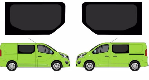 Trafic Talento Vivaro 2014 -2019 Tinted Windows FIXED - Image 2